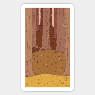 Woods (Afternoon) Sticker